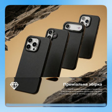 Чехол-силикон Proove Force Armor Case with MagSafe Ring iPhone 16 Pro Max, Black