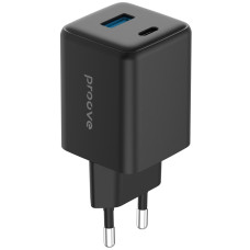 Сетевое зарядное устройство Proove Pocket GaN 45W (Type-C + USB) черный