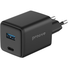 Сетевое зарядное устройство Proove Pocket GaN 45W (Type-C + USB) черный
