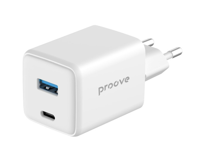 Сетевое зарядное устройство Proove Pocket GaN 45W (Type-C + USB) черный