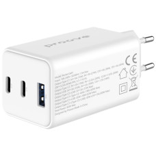 Сетевое зарядное устройство Proove Pocket GaN 65W (2Type-C + USB) черный