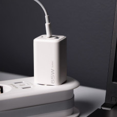 Сетевое зарядное устройство Proove Pocket GaN 65W (2Type-C + USB) черный