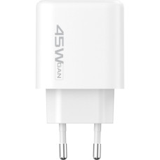 Сетевое зарядное устройство Proove Silicone Power 2 45W (Type-C + USB) черный