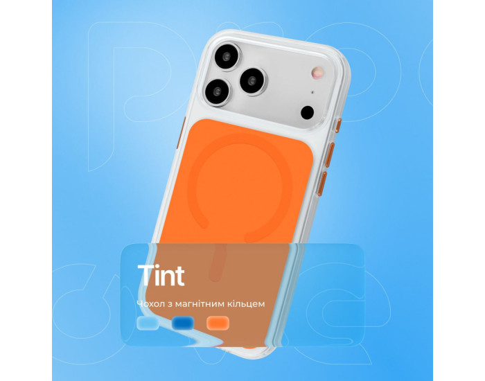 Чохол-силікон Proove Tint Case with MagSafe Ring iPhone 17 Pro, синій