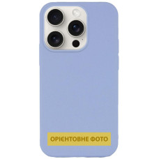 Чехол-силикон оригинал Full Soft Matte (no logo) iPhone 17, светло-голубой