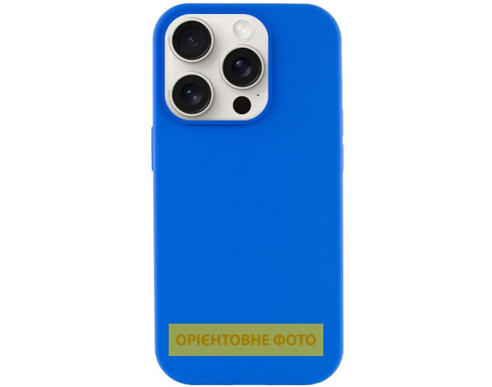Чехол-силикон оригинал Full Soft Matte (no logo) iPhone 17, ярко-синий
