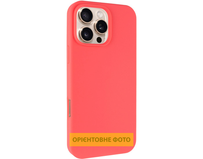 Чехол-силикон оригинал Full Soft Matte (no logo) iPhone 17, арбузный