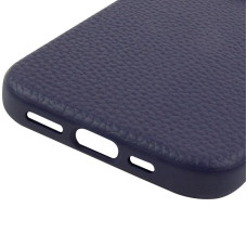 Чехол кожаный Syndee with MagSafe iPhone 17 Pro Max, Gem blue