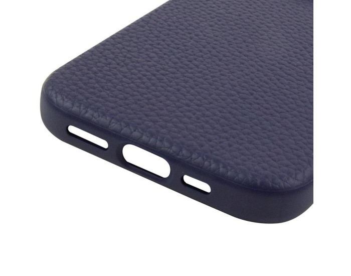 Чехол кожаный Syndee with MagSafe iPhone 17 Pro Max, Gem blue