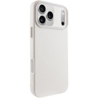 Чехол кожаный Syndee with MagSafe iPhone 17 Pro Max, Vivid rock