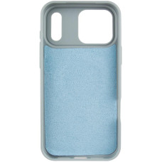 Чехол кожаный Syndee with MagSafe iPhone 17 Pro Max, Wave blue