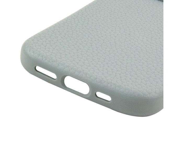 Чехол кожаный Syndee with MagSafe iPhone 17 Pro Max, Wave blue