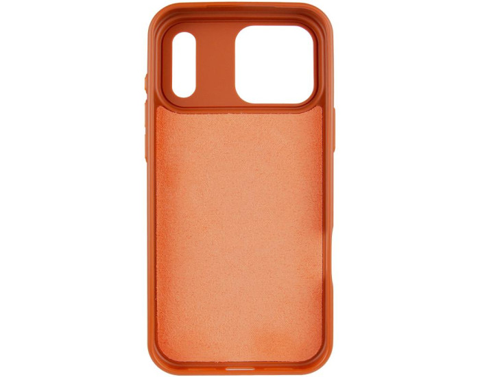 Чехол кожаный Syndee with MagSafe iPhone 17 Pro Max, Golden brown