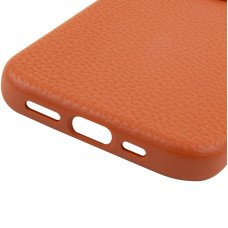 Чехол кожаный Syndee with MagSafe iPhone 17 Pro Max, Golden brown