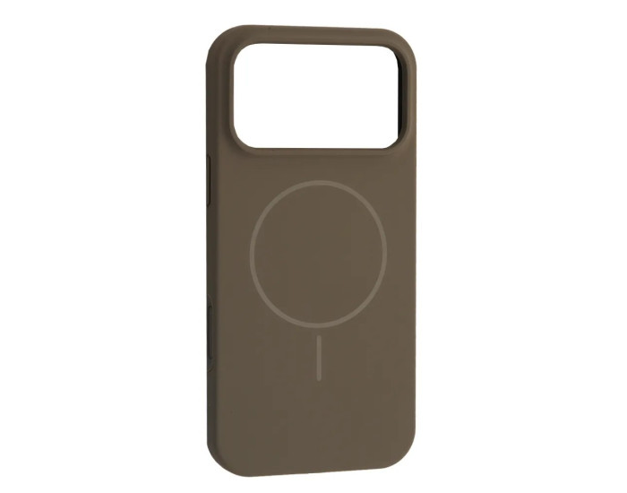 Чехол-силикон оригинал Full Soft Matte with MagSafe iPhone 17 Pro Max, Titanium gray