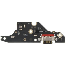 Шлейф для Motorola XT2535-3 Moto G06/ XT2535-13 Moto G06 Power, конектора зарядки, мікрофона з компонентами, оригінал