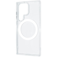 Чехол-силикон WAVE Clear Case with MagSafe Ring Samsung S23 Ultra Clear