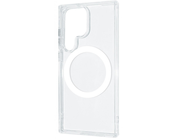 Чехол-силикон WAVE Clear Case with MagSafe Ring Samsung S23 Ultra Clear