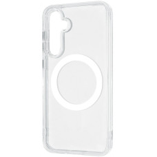 Чехол-силикон WAVE Clear Case with MagSafe Ring Samsung S24 Plus /S25 Plus, Clear