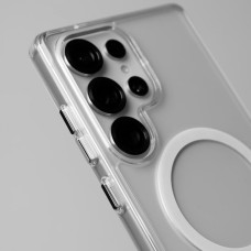 Чехол-силикон WAVE Clear Case with MagSafe Ring Samsung S24 Plus /S25 Plus, Clear