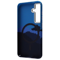 Чехол-силикон WAVE Gleam Case with MagSafe Ring Samsung S24, Obsidian