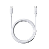 Кабель USB Baseus Silky Series Type-C to Type-C (100W/ 2m) (P10377704213-01) White