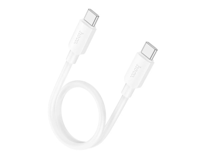 Кабель USB-C Hoco X96 Hyper fast charging Type-C to Type-C (60W/0.25m) White