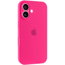 Чехол-силикон оригинал Full Camera Soft Matte iPhone 17, ярко-розовый