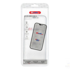Стекло фронтальное c OCA-пленкой iPhone 14 Pro Max, черное с олеофобным покрытием, Musttby