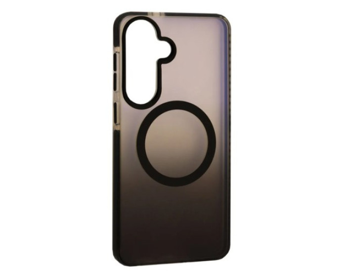 Чехол-силикон MYSTIK MagSafe Case Samsung S25, черный