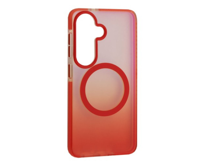 Чехол-силикон MYSTIK MagSafe Case Samsung S26, Cosmic orange