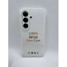 Чехол-силикон CLEAR case 2.0mm Samsung S26, прозрачный
