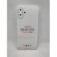 Чохол-силікон CLEAR case 2.0mml Samsung A07, Прозорий