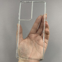 Чохол-силікон CLEAR case 2.0mml Samsung S21 Ultra, Прозорий