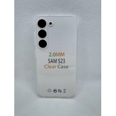 Чехол-силикон CLEAR case 2.0mml Samsung S911 S23, прозрачный
