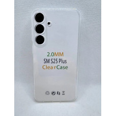 Чехол-силикон CLEAR case 2.0mml Samsung S25 Plus, прозрачный