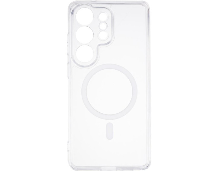Чохол-силікон Clear Case Acrylic MagSafe Samsung S26 Ultra, Прозорий