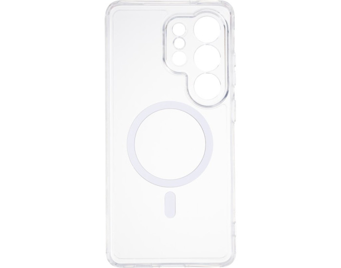 Чохол-силікон Clear Case Acrylic MagSafe Samsung S26 Ultra, Прозорий