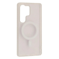 Чехол-силикон Clear Case MagSafe Samsung S23 Ultra, прозрачный