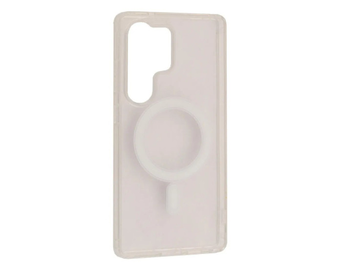 Чехол-силикон Clear Case MagSafe Samsung S23 Ultra, прозрачный