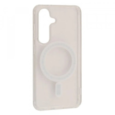 Чехол-силикон Clear Case MagSafe Samsung S24, прозрачный