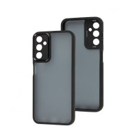 Чохол-силікон Luxury Metal Lens Samsung A05s, Black