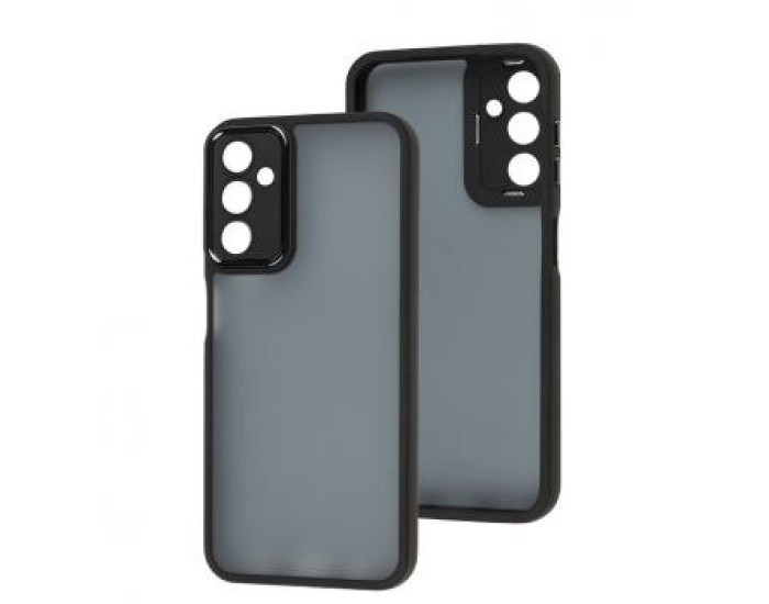 Чехол-силикон Luxury Metal Lens Samsung A05s, Black