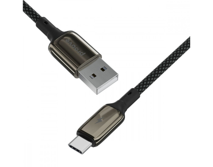 Кабель Proove Dense Metal USB to Type-C (3A/1m) черный