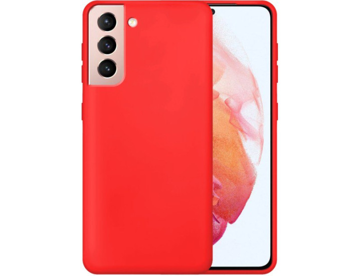 Чохол-силікон Silicone Case Full Samsung S21. Red