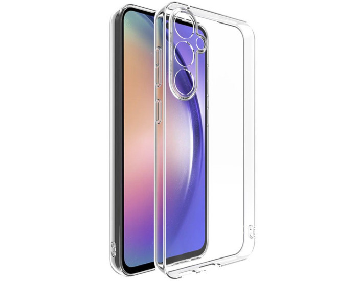 Чехол-силикон Epic Transparent 1,5mm Full Camera Samsung A55 5G, прозрачный 