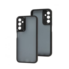 Чохол-силікон Luxury Metal Lens Samsung A34 5G, Black