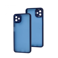 Чохол-силікон Luxury Metal Lens Samsung A14 4G/5G /M14 5G, Blue