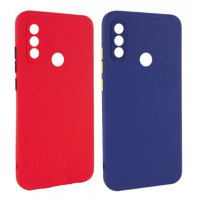 Чохол-силікон Full Soft Matte Case Tecno Spark 6 Go, Темно-синій
