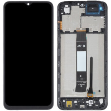 Дисплей с сенсорным экраном (модуль) Xiaomi Redmi A1 /Redmi A1 Plus /A2 /A2 Plus /Poco C50 /Poco C51, черный с рамкой